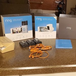 Ring Security Door Bell and Cameras